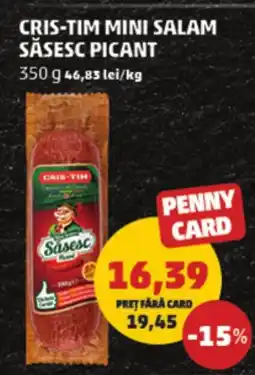 Penny Cris-tim mini salam săsesc picant Ofertă