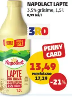 Penny Napolact lapte Ofertă