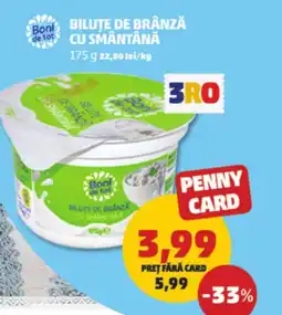 Penny Bilute de brânză cu smântână Ofertă