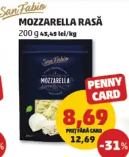 Penny San Fabio Mozzarella rasă Ofertă
