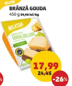 Penny MILKERIA Brânză gouda Ofertă