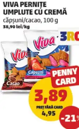 Penny Viva pernite umplute cú cremă Ofertă
