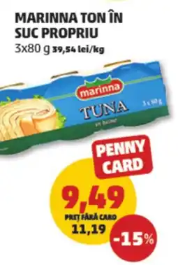 Penny Marinna ton în suc propriu Ofertă