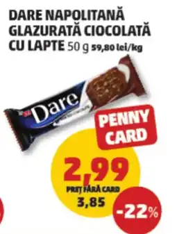 Penny Dare napolitană glazurată ciocolată cu lapte Ofertă