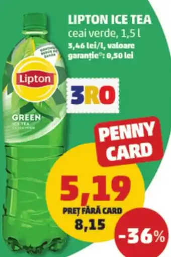 Penny Lipton ice tea ceai verde Ofertă