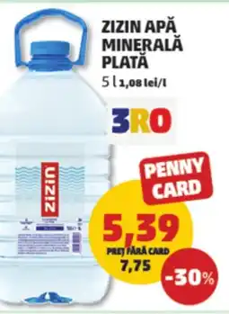 Penny Zizin apă minerală plată Ofertă