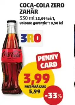 Penny Coca-cola zero zahar Ofertă
