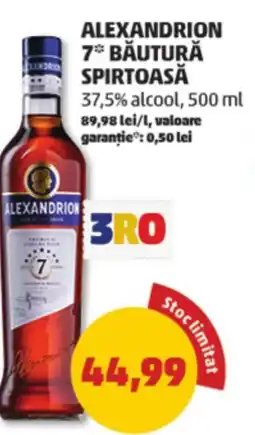 Penny Alexandrion 7* băutură spirtoasă Ofertă