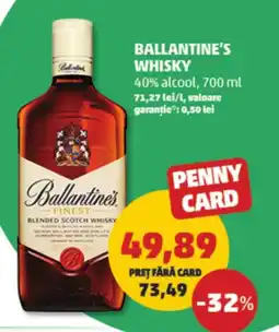 Penny Ballantine's whisky Ofertă