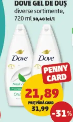 Penny Dove gel de duș Ofertă
