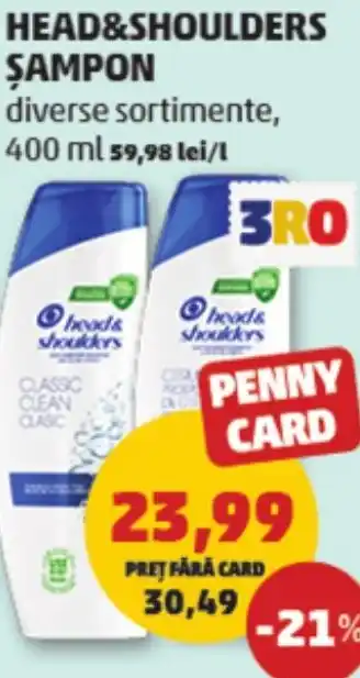 Penny Head&shoulders șampon Ofertă