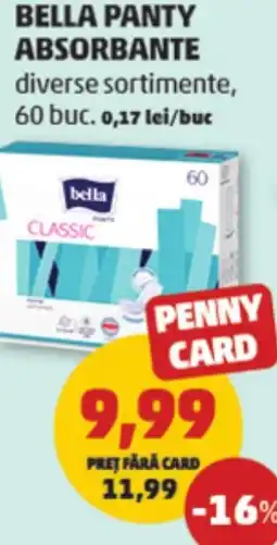 Penny Bella panty absorbante Ofertă