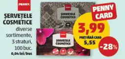 Penny Servetele cosmetice Ofertă