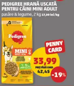 Penny Pedigree hrană uscată pentru câini mini adult Ofertă