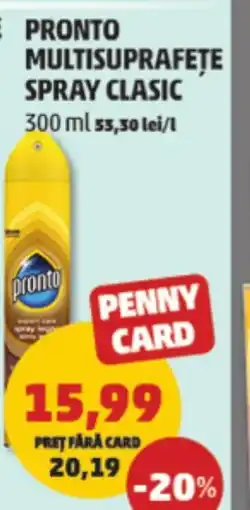 Penny Pronto multisuprafețe spray clasic Ofertă