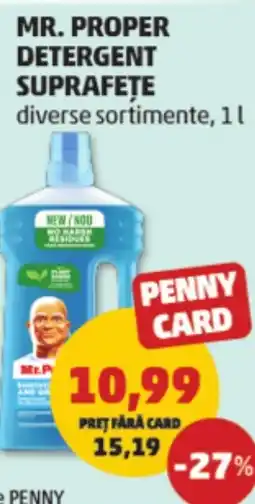 Penny Mr. proper detergent suprafețe Ofertă