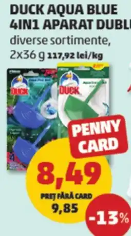 Penny Duck aqua blue 4in1 aparat dublu Ofertă