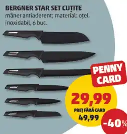 Penny Bergner star set cuțite Ofertă