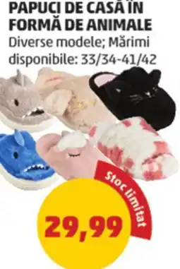 Penny Papuci de casă în formă de animale Ofertă
