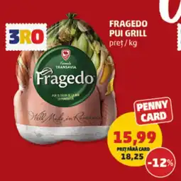 Penny Fragedo pui grill Ofertă