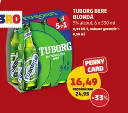 Penny Tuborg bere blondă Ofertă