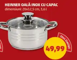 Penny Heinner oală inox cu capac Ofertă