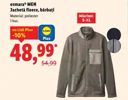 Lidl EsmaraⓇ MEN Jachetǎ fleece, bărbați Ofertă