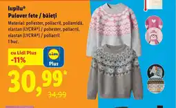 Lidl Lupilu® Pulover fete / băieţi Ofertă