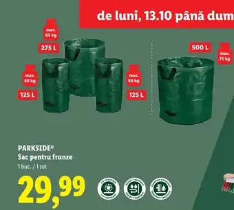 Lidl PARKSIDE® Sac pentru frunze Ofertă