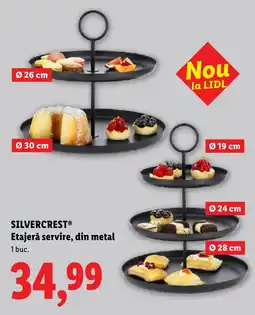 Lidl SILVERCRESTⓇ Etajerǎ servire, din metal Ofertă