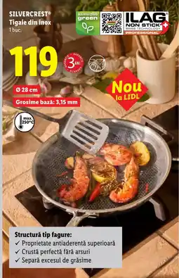 Lidl SILVERCREST® Tigaie din inox Ofertă