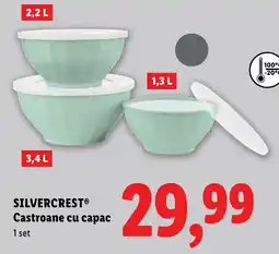 Lidl SILVERCRESTⓇ Castroane cu capac Ofertă