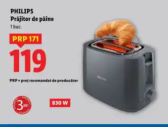 Lidl PHILIPS Prăjitor de pâine Ofertă