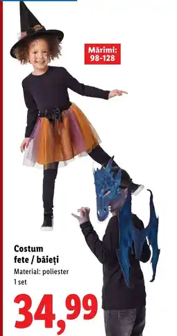 Lidl Costum fete / băieți Ofertă