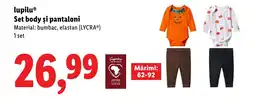 Lidl LupiluⓇ Set body şi pantaloni Ofertă