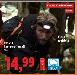 Lidl CRIVIT Lanternă frontală Ofertă
