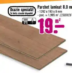 Hornbach Parchet laminat 8.0 mm Ofertă