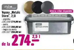 Hornbach Vopsea „Metalic Storm" Ofertă
