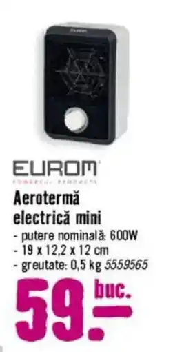 Hornbach Aerotermǎ electrică mini Ofertă