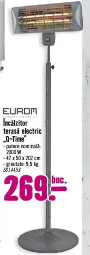 Hornbach Încălzitor terasă electric „Q-Time" Ofertă