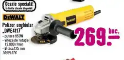 Hornbach DEWALT Polizor unghiular „DWE4117" Ofertă