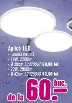 Hornbach Aplică LED Ofertă