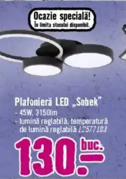 Hornbach Plafonieră LED „Sobek" Ofertă