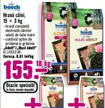 Hornbach Bosch Hrană câini Ofertă