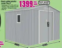 Hornbach Căsuță grădină metalică „Archer Plus D" Ofertă