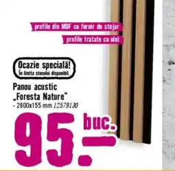 Hornbach Panou acustic „Foresta Nature“ Ofertă