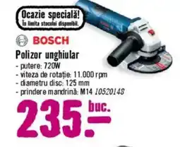 Hornbach BOSCH Polizor unghiular Ofertă