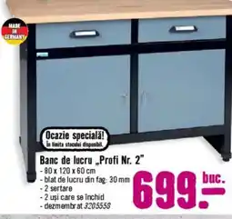 Hornbach Banc de lucru „Profi Nr. 2" Ofertă
