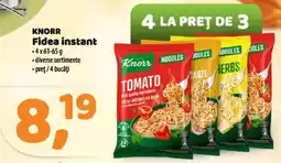 La Doi Pasi KNORR Fidea instant Ofertă