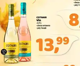 La Doi Pasi COTNARI Vin Ofertă